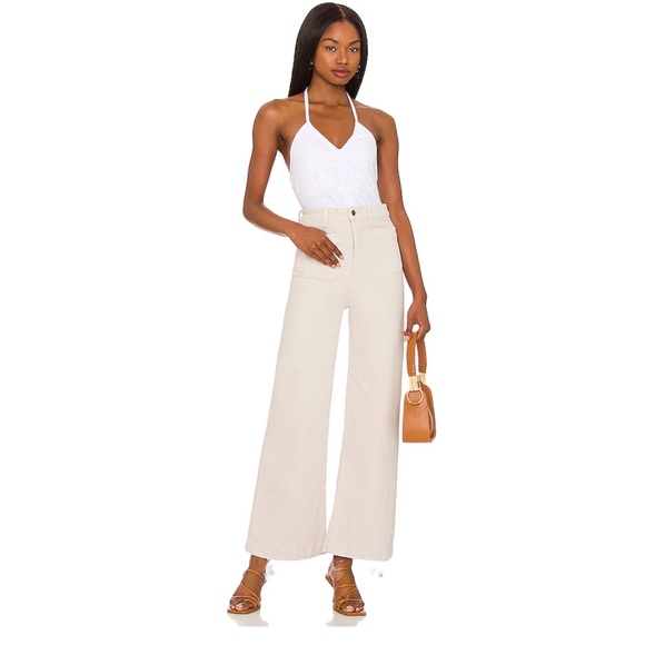 ROLLA'S Denim - NWOT Rolla's
 Sailor Cream High Rise Wide-Leg Jeans size 28
